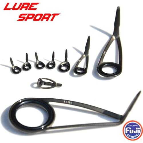 FUJI 10pcs Rod Guide set BCLGAT Top BCKTAG BCKLAGH Guide Spinning Rod Building Component Fishing Pole Repair DIY Accessory