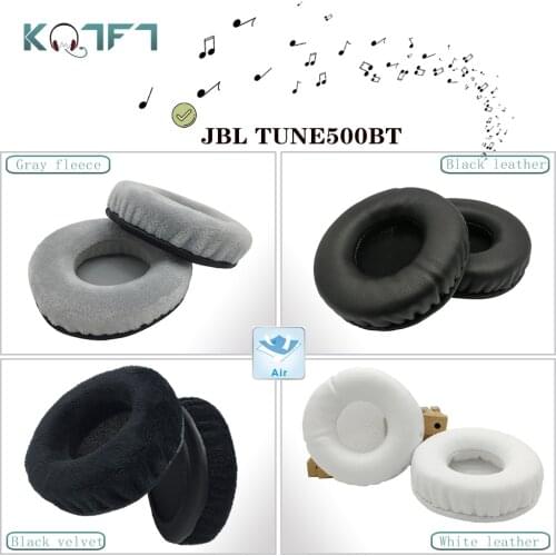 KQTFT flannel 1 Pair of Replacement Ear Pads for JBL TUNE500BT Headset EarPads Earmuff Cover Cushion Cups