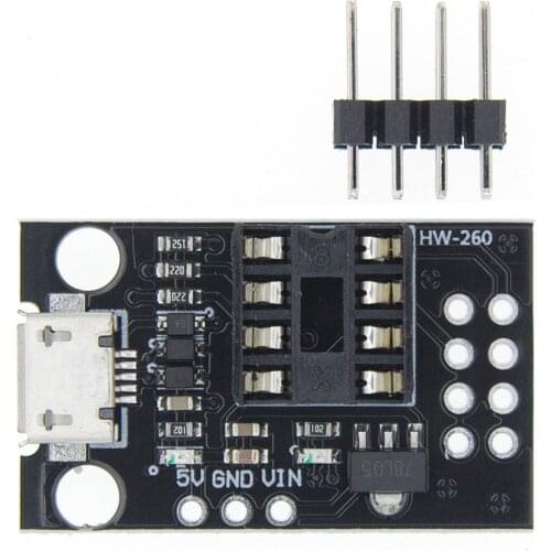 Development Programmer Board for ATtiny13A/ATtiny25/ATtiny45/ATtiny85