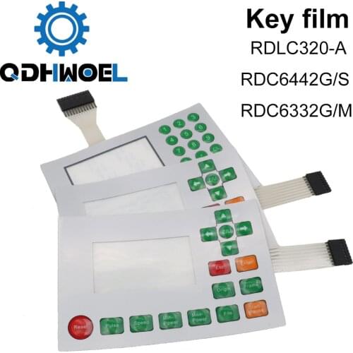 Ruida Membrane Switch for RDLC320-A RDC6332G RDC6332M RDC6442S RDC6442G Key Film Keyboard Mask