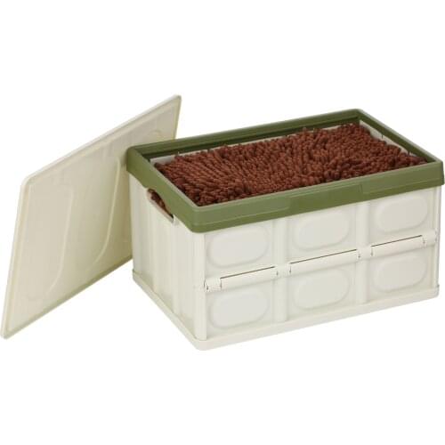 Multifunctional Storage Box Folding Crate Collapsible Containing Box Stackable Storage Bin Foldable Plastic Box Laundry Basket