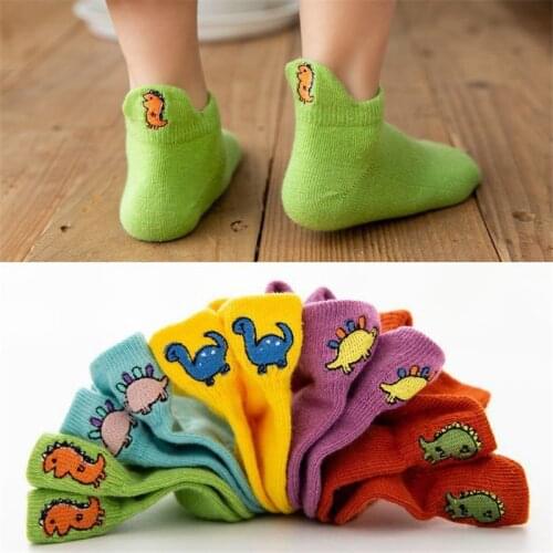 2020 new childrens socks spring and summer solid color embroidery boat socks thin mesh baby sock