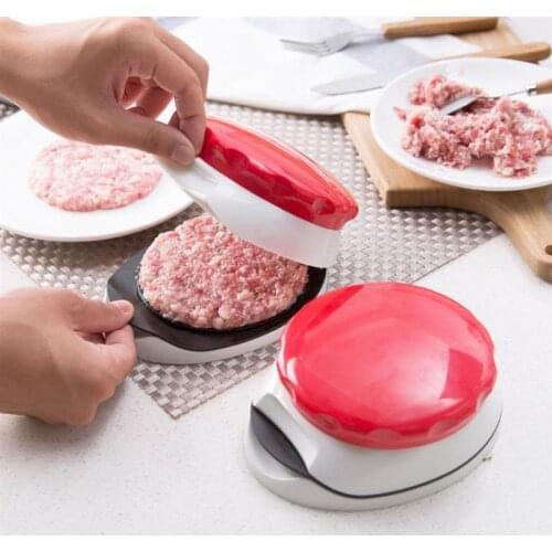 DIY Hamburger Press Round Shape Hamburger Meat Beef Grill Burger Press Patty Maker Mold Food-Grade Plastic Press Burger Maker