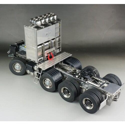 Remote Control Car 1/14 Rc Truck SCANIA 8X8 Heavy Duty Tractor Metal Chassis Sets