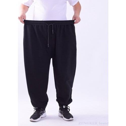 Spring and autumn trousers plus size casual pants plus size loose male oversized sports pants 10xl 9XL 8XL sweatpants men