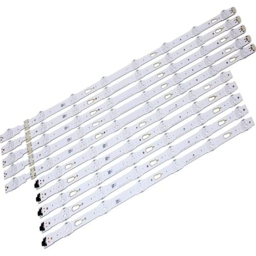 LED Backlight strip 6+8 lamps For Samsung 55 inch TV E306084/E251781 MU6100-55INCH-R/L-8/6EA-170724/170724-4*1.5 Anode tv parts
