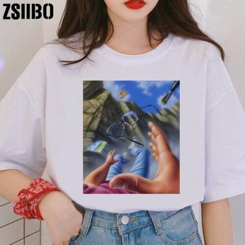 Women print TShirt clothes Harajuku Top vintage Short Sleeve vegan punk ropa mujer jersey camisas T-shirt chemise Shirt clothing