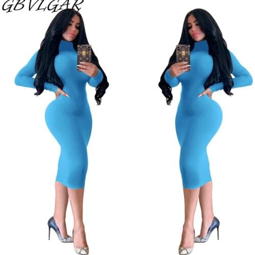 Winter Turtieneck Full Sleeve Bandage Dress for Women Thickened Slim Wrap Hip Pencil Dresses Female Elegant Bodycon Midi Dress