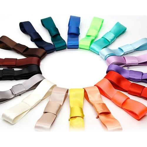 1 Pair Silk Satin Shoelaces 2CM Width Ribbon Shoe laces Boots Women Sneakers Shoelace Length 80CM 90cm 100CM