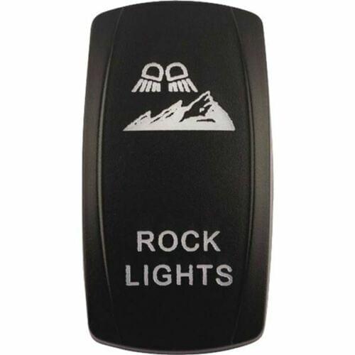 12-24V Car ROCK LIGHTS 12V 20A Toggle Rocker Switch Blue LED Light 5Pin ON OFF