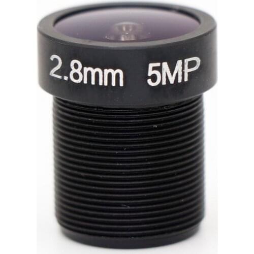 2.8mm Lens 5.0 MegaPixel Wide-angle 115 Degree MTV M12 x 0.5 Mount Infrared Night Vision Lens For CCTV Security Camera