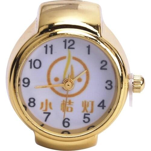 2 PCS Free shipping 2016 Popular Creative Lady Girl Steel Round Elastic Quartz Finger Ring Watches