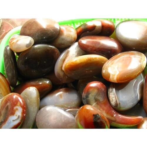 35 NATURAL AGATE QUARTZ CRYSTAL POLISHED Stone freeform