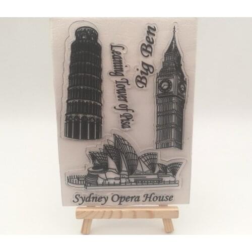 Tower sailboat Transparent stencil for DIY Scrapbooking Card Making/Kids Christmas Fun Decoration Supplies