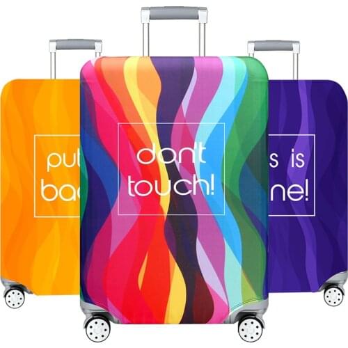 Brand Luggage Protective Covers Trolley Suitcase Elastic Case Luggage Dust Cover Travel Accessorie for 18-32 inch Suitcase Cover