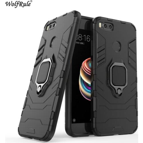 Cover For Xiaomi Mi A1 Case Ring Holder Armor Bumper Funda For Xiaomi Mi 5X Phone Case For Xiaomi Mi A1 Cover MiA1 Mi5X 5.5