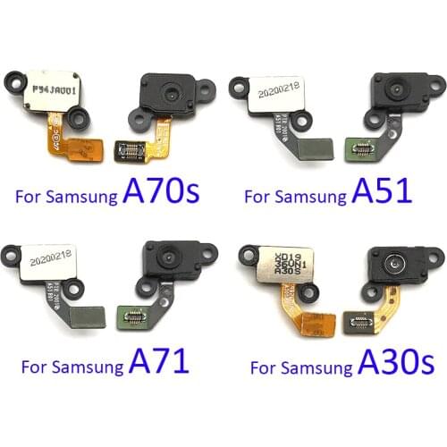 10PCS Touch ID Fingerprint Sensor For Samsung A30S A51 A70 A70S A71Home Button Fingerprint Sensor Flex Cable Replacement Parts
