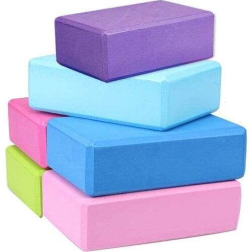EVA Yoga Block Foam Brick Training Exercise Fitness Sports Tool non-slip Yoga Pillow Cubes For Yoga Stretching Body Mold Healthy