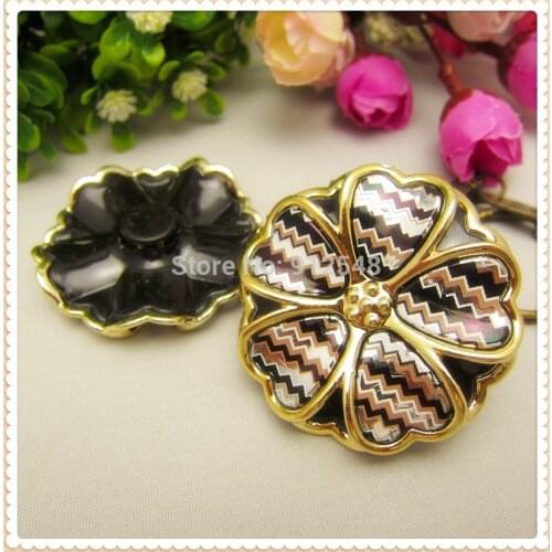 DT61010 New Arrival, Hot 10pcs flower resin buttons handmade diy accessories, garment accessories, DIY accessories materials