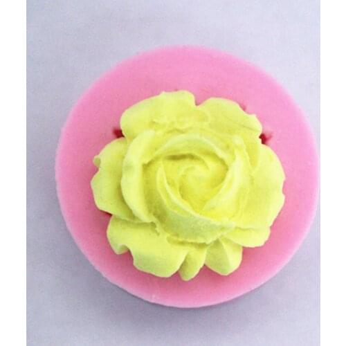 Rose Shaped Silicone Cookie Biscuit Mold