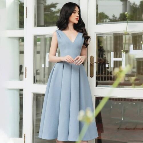 Однотонные летние платья MEIDEPIN China At AliExpress