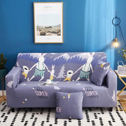 Elastic Sofa Cover Set Cotton Universal Sofa Covers for Living Room Pets Armchair Corner Couch Cover Corner Sofa Chaise Longue