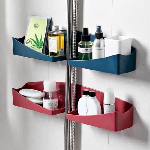 Wall Mounted Sponge Holder Storage Rack Shelf Basket Kitchen Bathroom Organizer