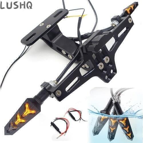 Motorcycle License Plate Holder Frame For HONDA dio 34 cbf 1000 rebel 250 cr 125 forza 250 cbr 954 rr cbr 500r cbr 600 f4i