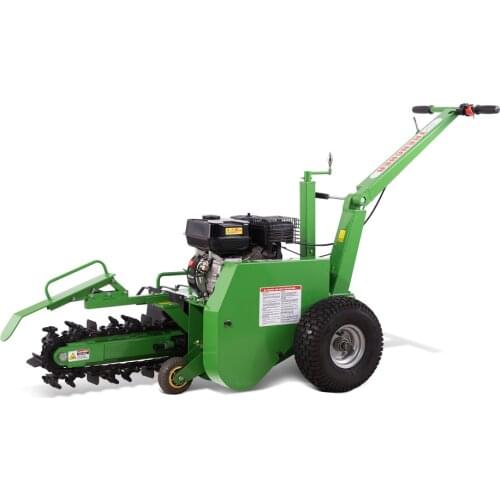 Rheinland CE/MD/EMC Approved Mini Garden Farm Use 7Hp Gasoline Powered Irrigation Channel Trencher With CE