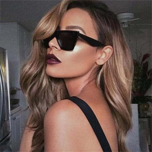 2021 Cat Eye Sunglasses Women Vintage Brand Designer Black Womens sunglasses Luxury Fashion Glasses For Female Oculos De Sol
