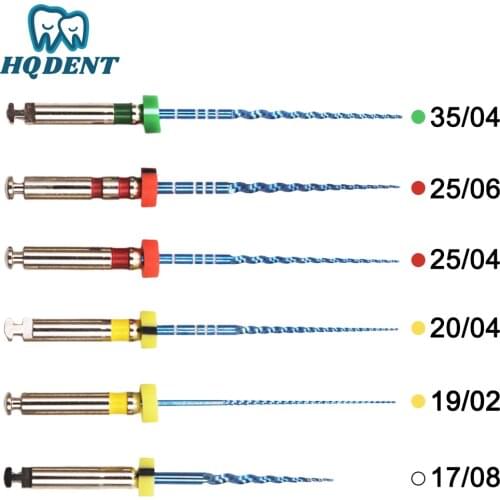 Dental Endo Root Canal Files 21mm 25mm Heat Activation Endodontic Files Use For Root Canal Cleaning Dentist Tool