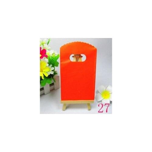 2017 New Design Wholesale 500pcs/lot 9*15cm Luxury Gift Packaging Pouches Jewelry Gift Pouches Small Plastic Bags