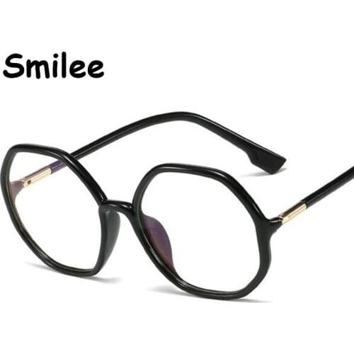 2020 fashion Polygon Irregular Women Anti Blue Light Eye Glasses Big Frame high quality Men Computer Prescription Eyewear
