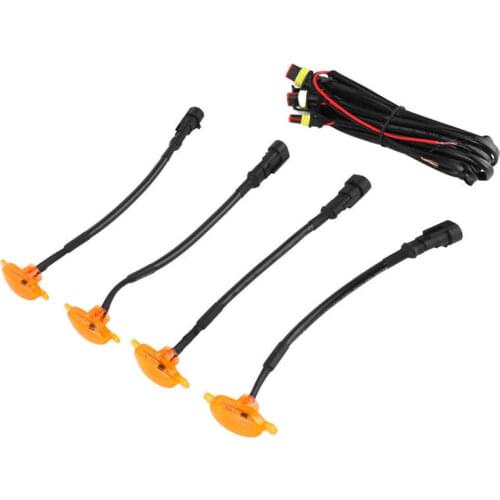 Car Warning Light Car Grille Lights IP68 Waterproof 1000LM for Daytime Running Light / Fog Lamp Universal Grill Lamps