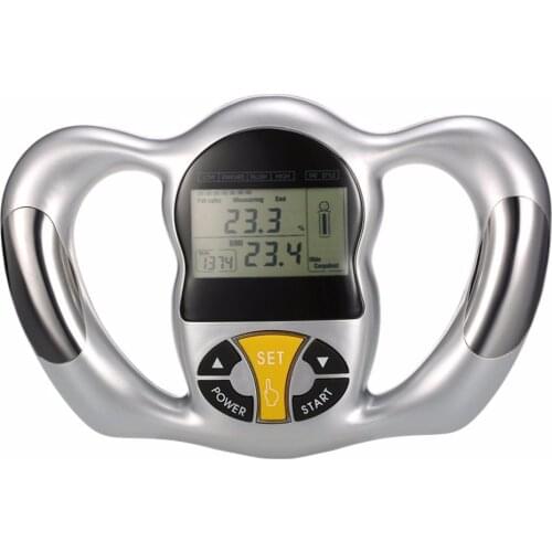 Wireless Portable Digital LCD Screen Handheld BMI Tester Body Fat Monitors Health Care Analyzer Fat Meter Detection