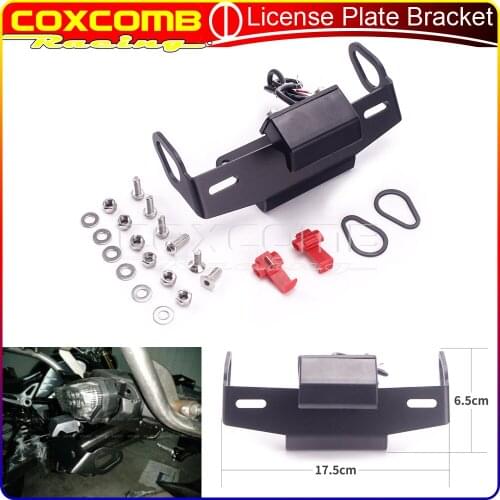 For Yamaha MT-07 MT-09 MT-10 FZ-09 Motorcycle License Plate Bracket Registration Number Frame Plate Tail Tidy Fender Eliminator