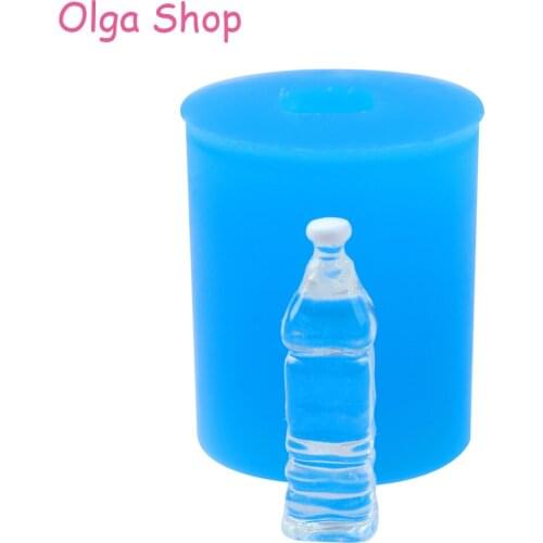 FYL582 31.3mm 3D Bottle Silicone Push Mold - for Fondant, Cake Decorating Tools, DIY Handmade, Chocolate, Gum Paste, Resin Mold