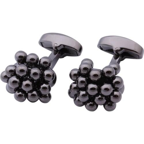 HAWSON Interesting Grape Cufflinks Gun Black Cuff Links for Mens French Cuffs/Shirts Accessories Gift/Present