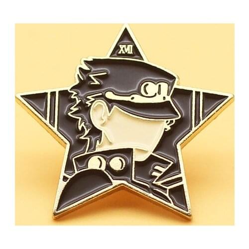 JOJO Creativity Anime Enamel Pins Interesting Cartoon Metal Brooch Send Friend Fans Boutique Medal Gift Fashion Badges Collectin