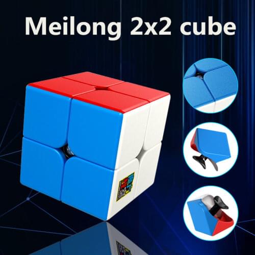 MOYU Cubing Classroom MF2S 2x2x2 Magic Cube Stickerless Pocket Speed Cubes Professional 2x2 Puzzle Cube Educational Toys