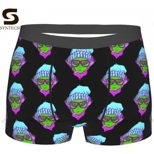 Xenomorph Underwear Design Polyester Sublimation Trunk Trenky Men Stretch Boxer Brief