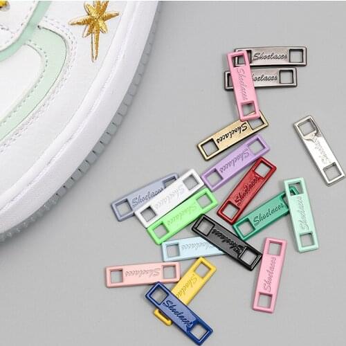DIY Shoelaces buckle Shoes Decorations Sneaker Kits Metal Lace Buckle Stylish and suitable for all kinds of flat Round shoelace