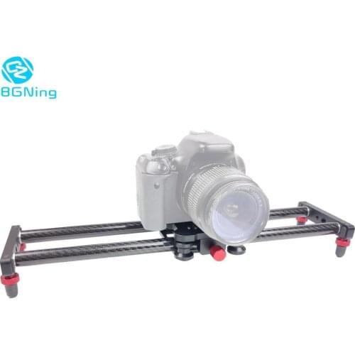 40cm Carbon Fiber Camera Track Slider Video Stabilizer DSLR Rail Follow Focus Pan Camcorder Filming Photo Shooting support 3kg