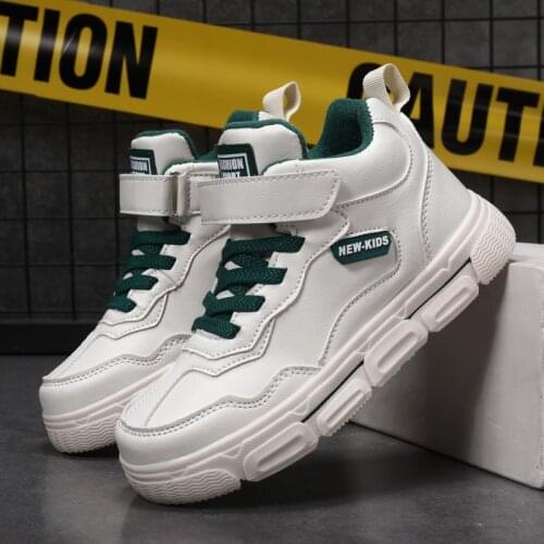 Outdoor Fitness Training Sports Non-slip Shoes White Casual Sneakers Boys Shoes Girls Light Sport Running Childrens Shoes