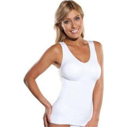 Cami Shaper Slim Up Lift Plus Size Bra Cami Tank Top Women Body Shaper Removable Shaper Underwear Slimming Vest Corset Shapewear