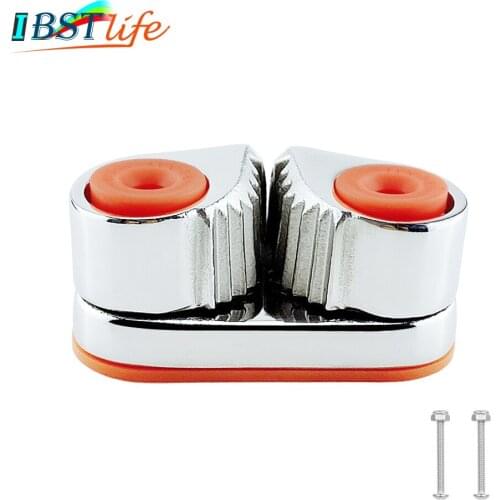 316 Stainless Steel 2 Row Matic Ball Bearing Cam Cleat Pilates Equipment Marine Boat Fast Entry Rope Wire Fairlead Sailing