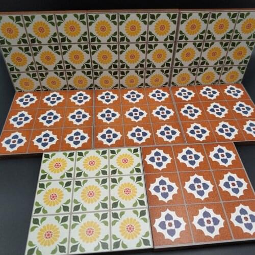 9*9*0.6cm 1/6 Scale Mini Furniture Scene Accessories Retro Floor Model For 12" Action Figure Doll