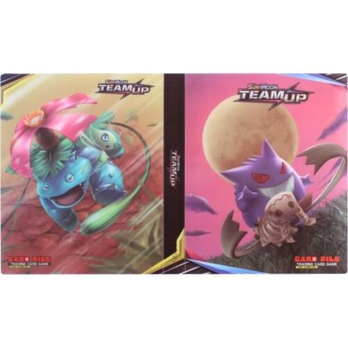 Pokemon card toy book holder album top loading 240 sheets list collection children gift 30 page card album