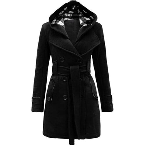 Clocolor Women's Coats With A Belt