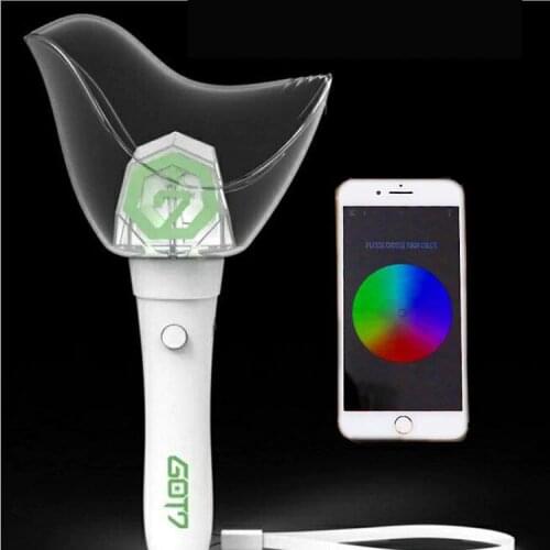Korea Lightstick Led Light Stick Up Toys Concert Glow Lamp Luminous Flash Toy Party Support Glowing Lamp Night Light GOT7 Ver.2